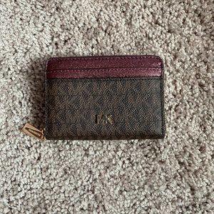 Michael Kors Jet Set Small Zip Around Coin & Card Case